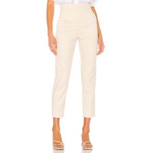 NWT Song of Style Janie Pant in Beige Check